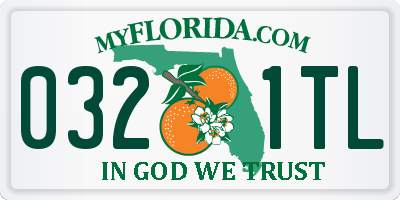 FL license plate 0321TL