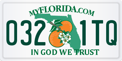 FL license plate 0321TQ