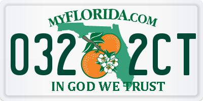 FL license plate 0322CT