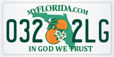 FL license plate 0322LG