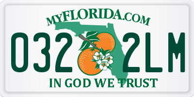 FL license plate 0322LM