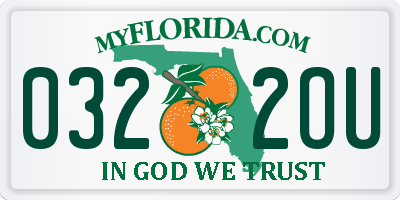FL license plate 0322OU