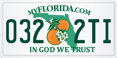 FL license plate 0322TI