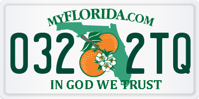 FL license plate 0322TQ