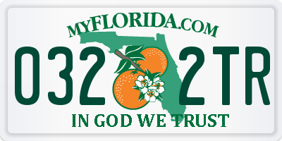 FL license plate 0322TR