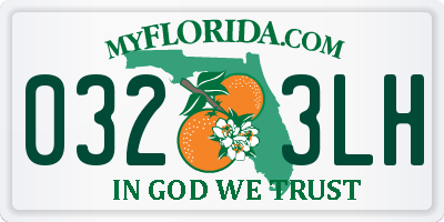 FL license plate 0323LH
