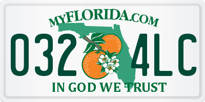 FL license plate 0324LC
