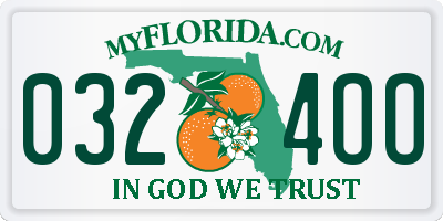FL license plate 0324OO