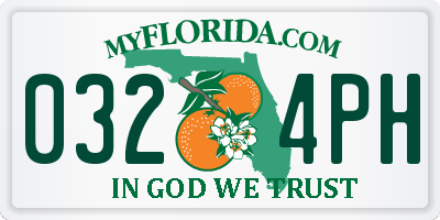 FL license plate 0324PH