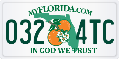FL license plate 0324TC