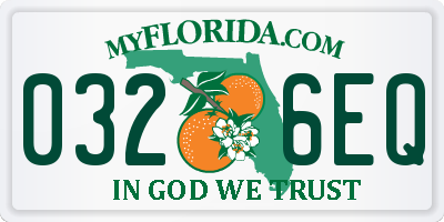 FL license plate 0326EQ