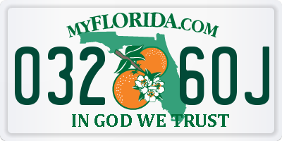 FL license plate 0326OJ