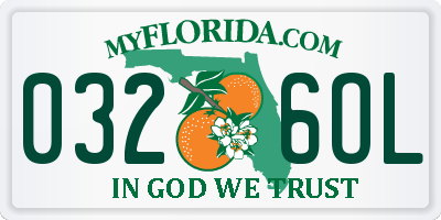 FL license plate 0326OL