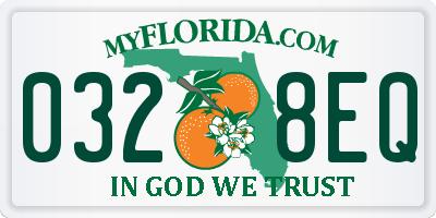 FL license plate 0328EQ