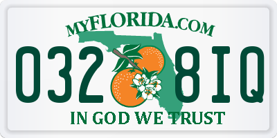 FL license plate 0328IQ