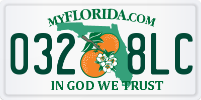 FL license plate 0328LC