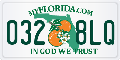 FL license plate 0328LQ