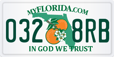 FL license plate 0328RB