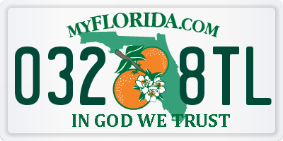FL license plate 0328TL