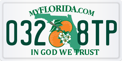 FL license plate 0328TP