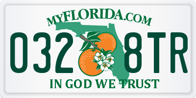 FL license plate 0328TR