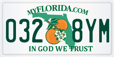 FL license plate 0328YM