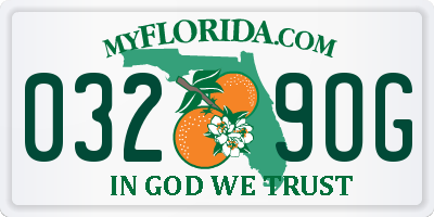 FL license plate 0329OG