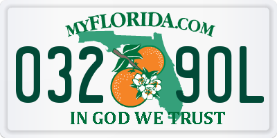 FL license plate 0329OL