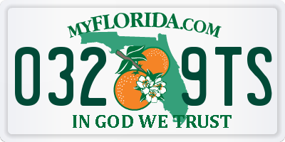FL license plate 0329TS