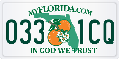 FL license plate 0331CQ