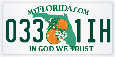 FL license plate 0331IH