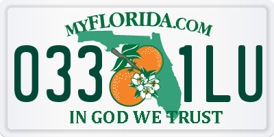 FL license plate 0331LU