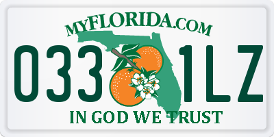 FL license plate 0331LZ
