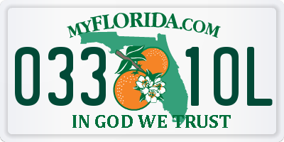 FL license plate 0331OL