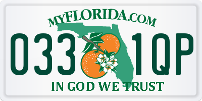 FL license plate 0331QP