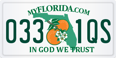 FL license plate 0331QS