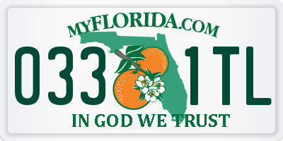 FL license plate 0331TL