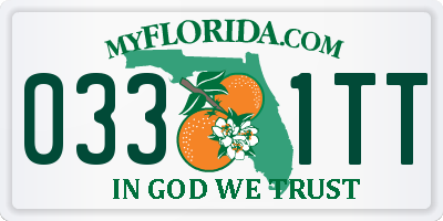 FL license plate 0331TT