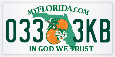 FL license plate 0333KB