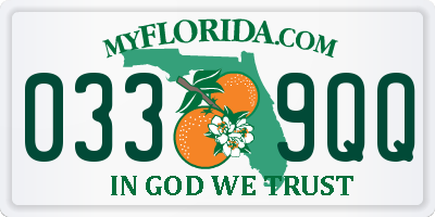 FL license plate 0339QQ