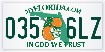 FL license plate 0356LZ