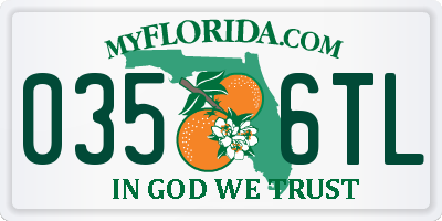 FL license plate 0356TL