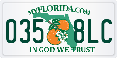 FL license plate 0358LC