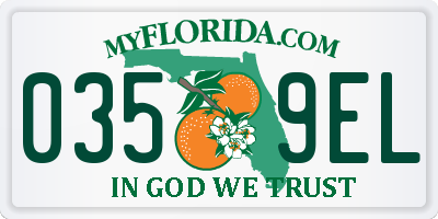 FL license plate 0359EL