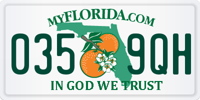 FL license plate 0359QH