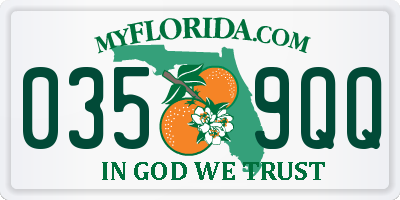 FL license plate 0359QQ