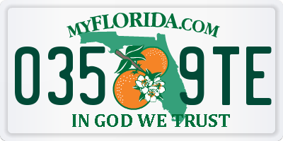 FL license plate 0359TE