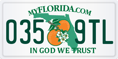 FL license plate 0359TL