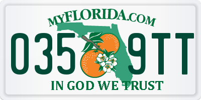 FL license plate 0359TT