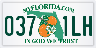 FL license plate 0371LH
